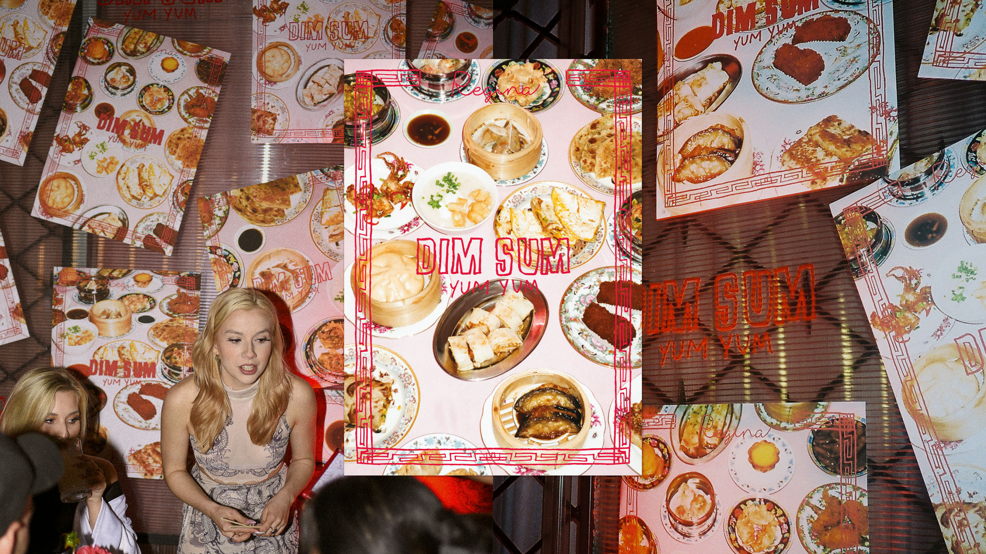 dim sum yum yum whis studio krystian kulesza menu chinese food poster