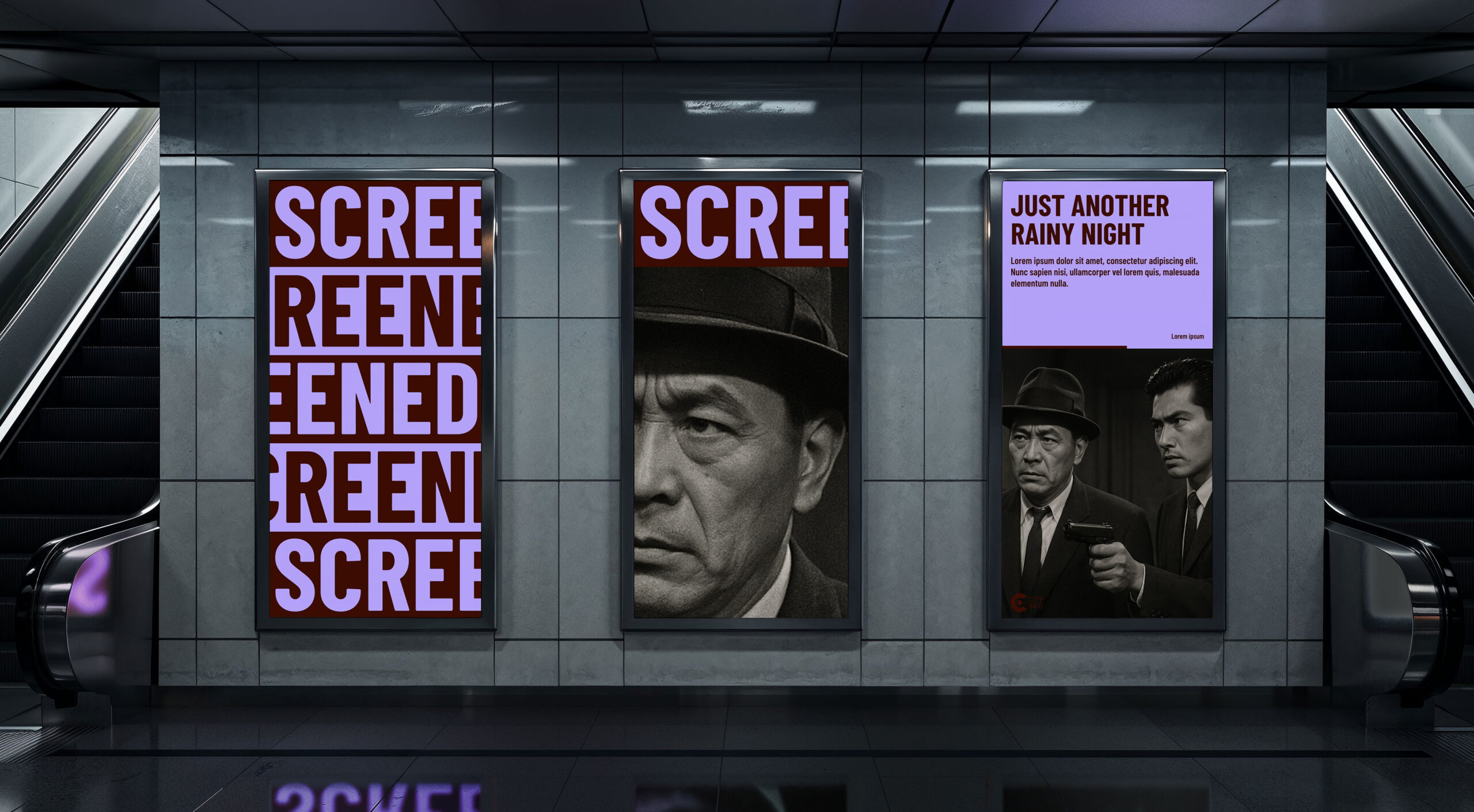 Cityinfo AMS SMART OOH studio whis Krystian Kulesza branding